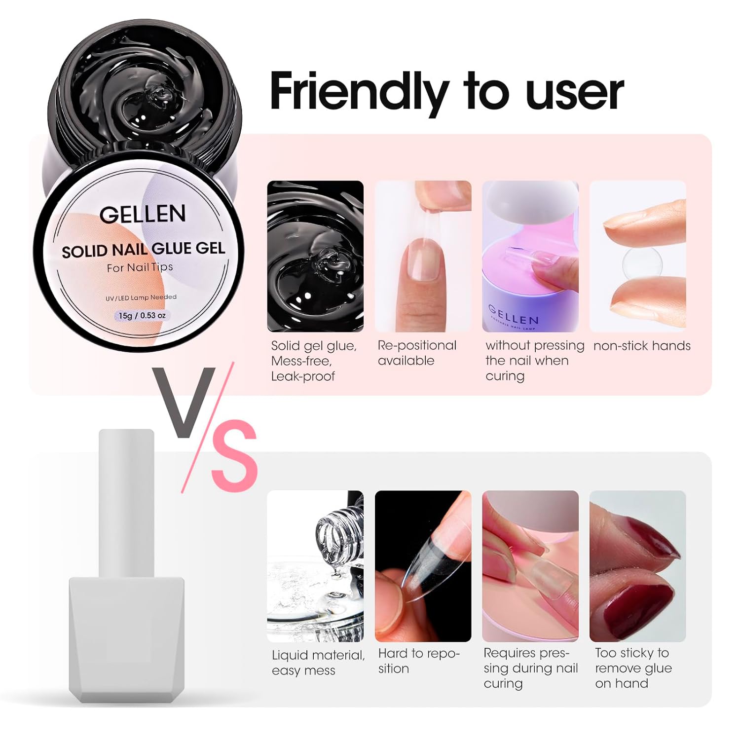 GELLEN Nail Solid Glue Builder - Nail Art Extension recensie en prijs