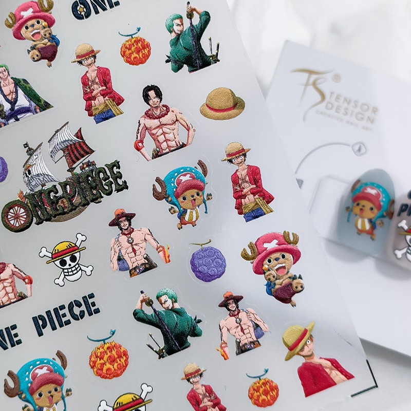 1PCS 5D Een Stuk Nagelstickers - Nail Art Zoro One Piece recensie en prijs