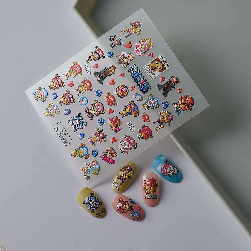 1PCS Een Stuk Cartoon Nagelsti - Nail Art Zoro One Piece recensie en prijs
