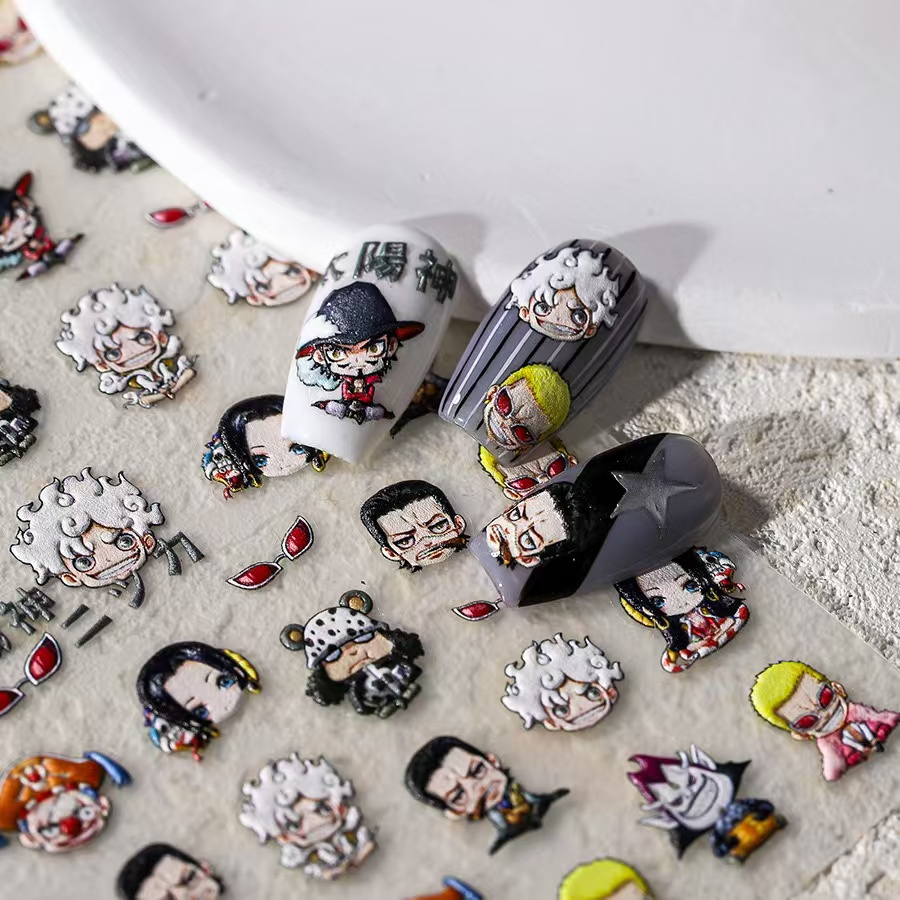 1PCS 5D Nieuwe Een Stuk Nagels - Nail Art Zoro One Piece recensie en prijs